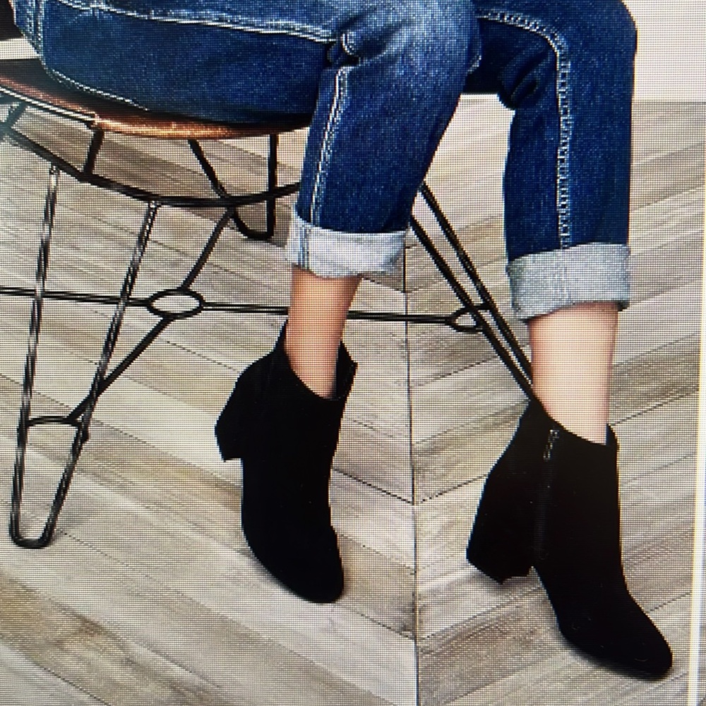 Steve Madden Holster Bootie Black Suede Size 6.5M - Picture 2 of 12